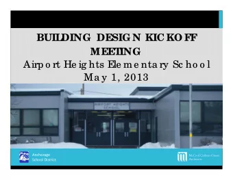 Airp o rt He ig hts Ele me nta ry Sc ho o l  Airp o rt He ig hts Ele me nta ry Sc ho o l  Ma y 1,