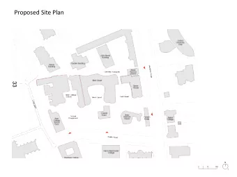 Proposed Site Plan  33  Visualisation of the main entrance from Mansfield Road  34  View of the