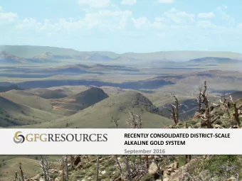 September 2016  1  FORWARD LOOKING STATEMENTS TERMS OF USE AND DISCLAIMER - This presentation is