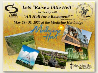 About Medicine Hat  Named after a Blackfoot legend, the city now has a population of just over