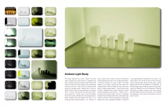Ambient Light Study  This study started off as a vision I had for my living  see my vision come to