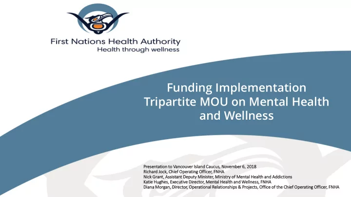 tripartite mou on mental health
