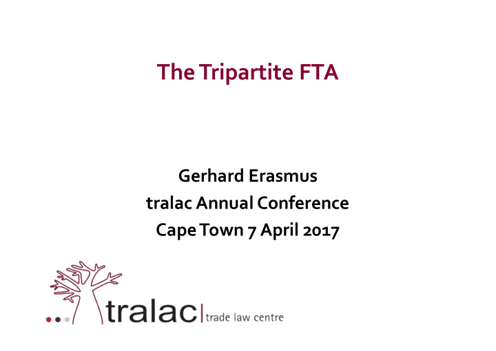 the tripartite fta