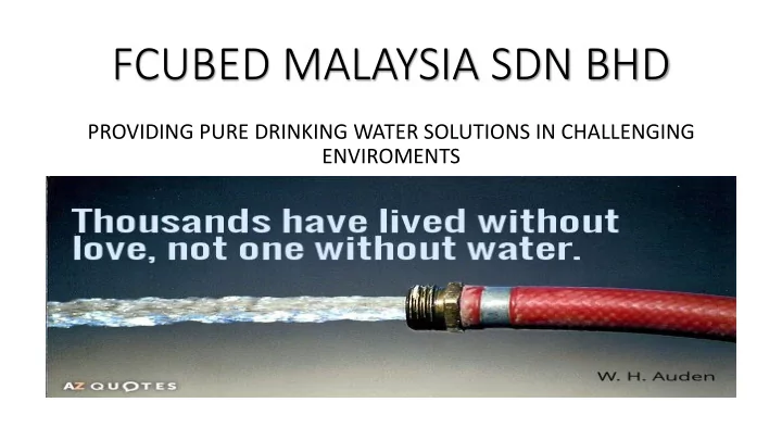 fcubed malaysia sdn bhd