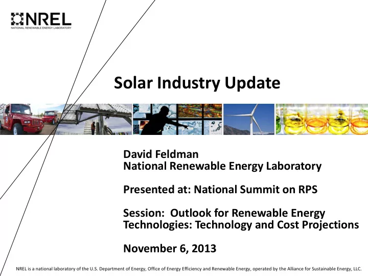 solar industry update