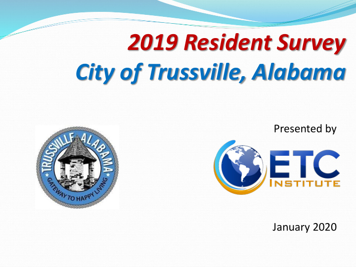 2019 resident survey city of trussville alabama