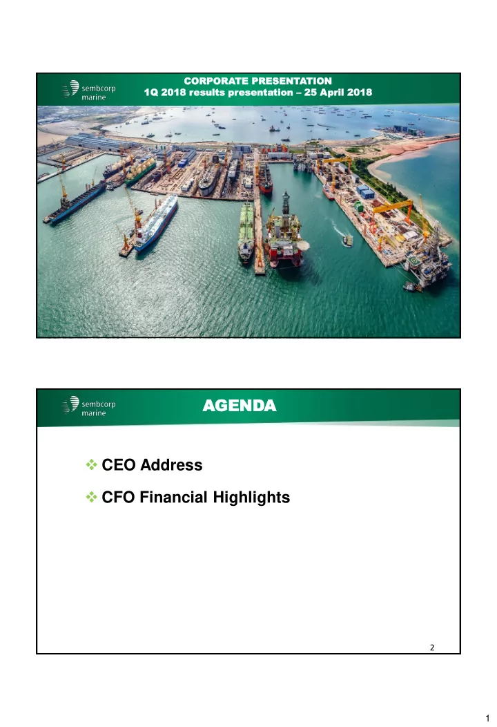 2 1 ceo address ceo address macro environment update