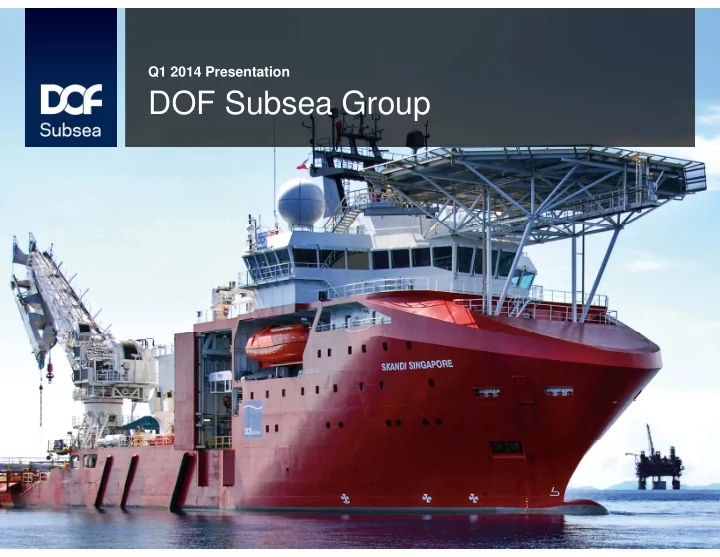 dof subsea group agenda