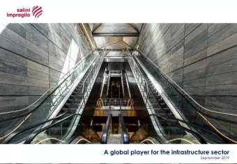 A global player for the infrastructure sector  September 2019  Disclaimer  THIS PRESENTATION IS NOT