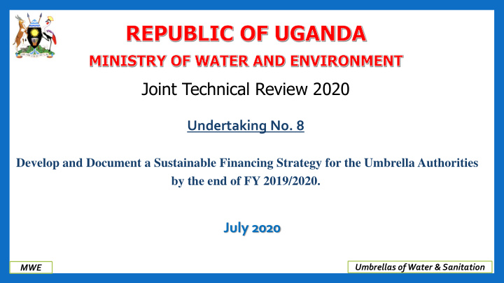 joint technical review 2020