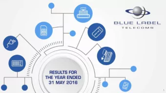 1  HIGHLIGHTS  Group highlights for the year ended 31 May 2016  Gross Profit Contribution
