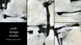 Package Prices  We are now offering these package prices with our croft prints. Our  croft prints