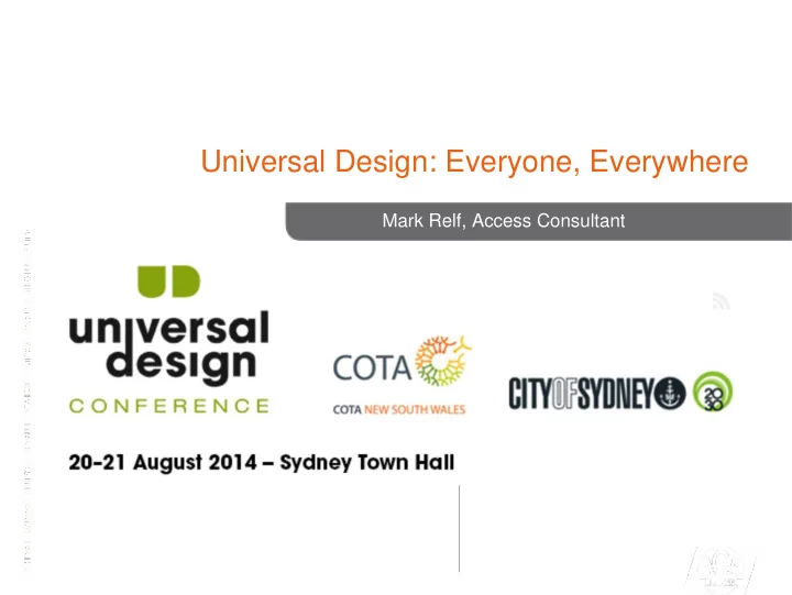 universal design everyone everywhere