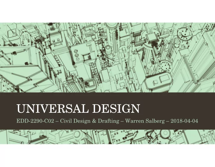 universal design