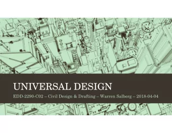 UNIVERSAL DESIGN  EDD-2290-C02  Civil Design &amp; Drafting  Warren Salberg  2018-04-04