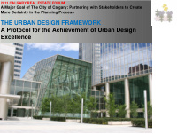 the urban design framework a protocol for the achievement