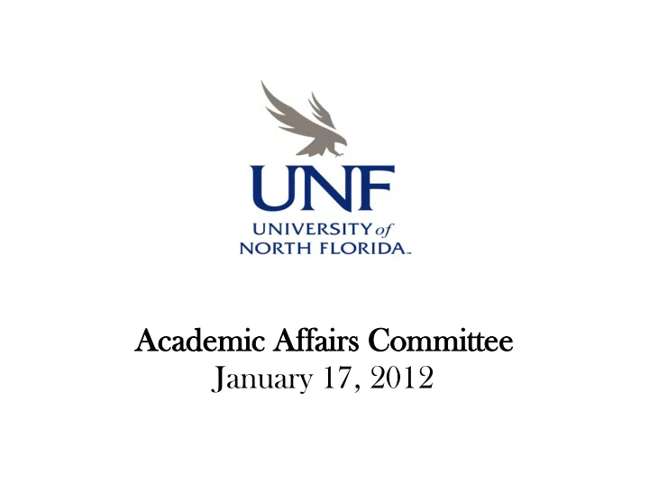 ac academi ademic a c affairs c ffairs commi ommittee