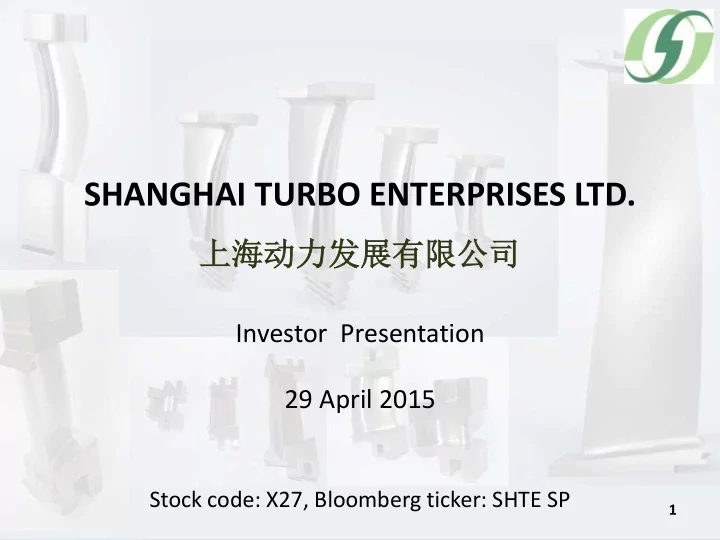 shanghai turbo enterprises ltd