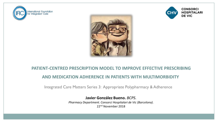 patient centred prescription model to improve effective