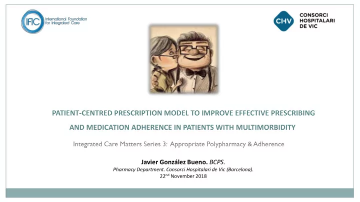 patient centred prescription model to improve effective