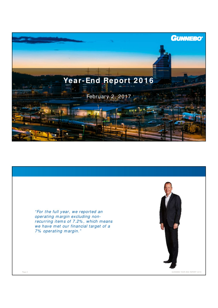 year end report 2 0 1 6