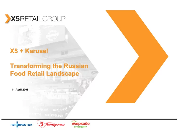 x5 karusel x5 karusel transforming the russian