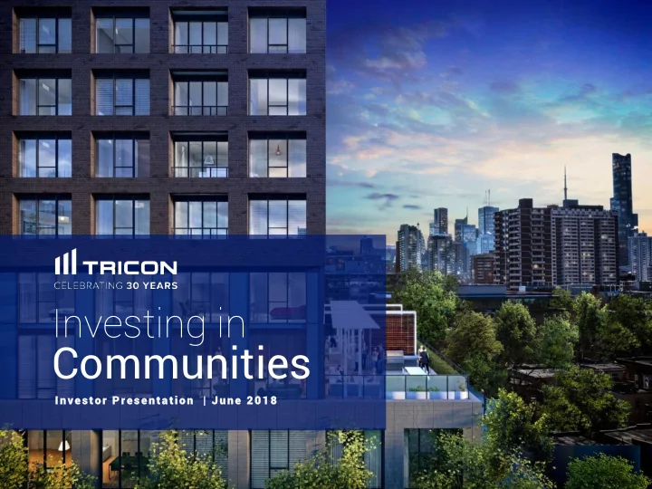 communities