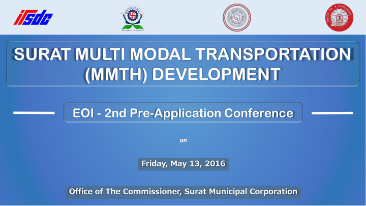 surat multi modal transportation mmth development