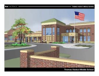 Tomas Viaduct Middle School Thomas Viaduct Middle School  tca tca architects  THOMAS  THOMAS
