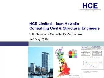 Consulting Civil &amp; Structural Engineers SAB Seminar  - Consultants Perspective 16 th May