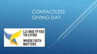 GIVING DAY  Parish Total Income Llandaff 2017  Investments  3%  Other  Fees  income  5%  8%
