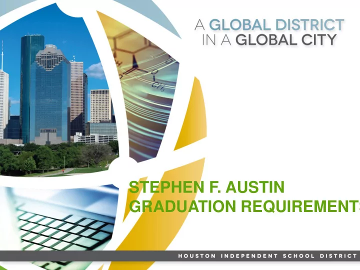 stephen f austin graduation requirements