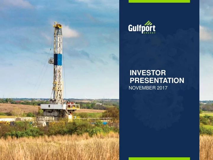 investor presentation