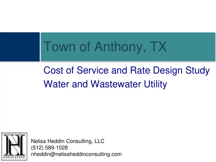 town of anthony tx