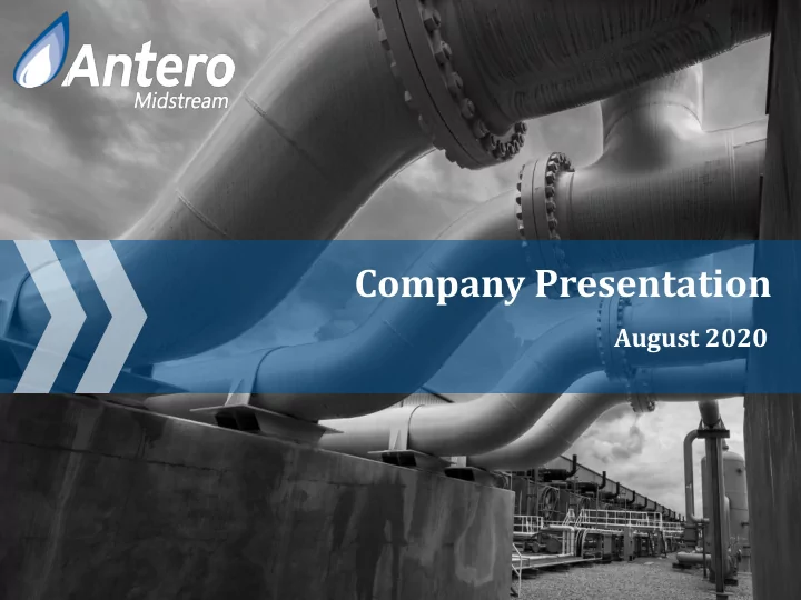 company presentation