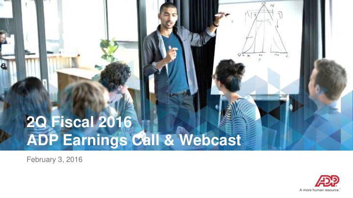 adp earnings call webcast