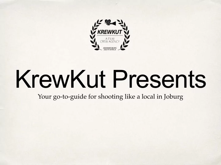 krewkut presents