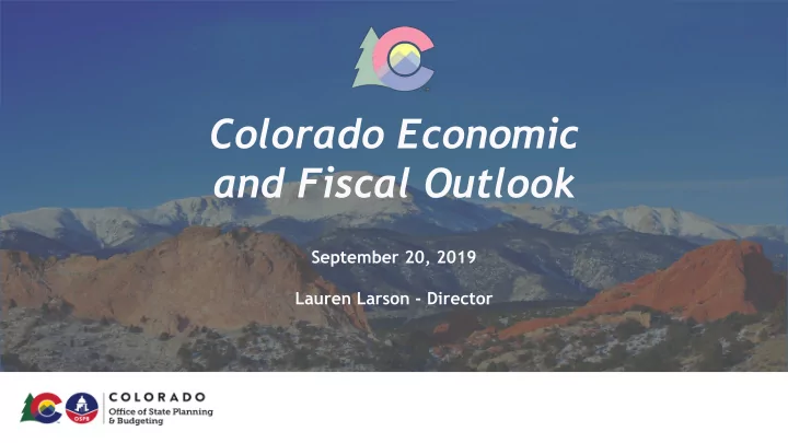 colorado economic