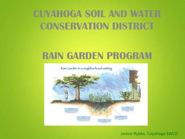 cuyahoga soil and water conservation district rain garden