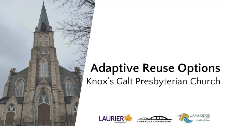 adaptive reuse options