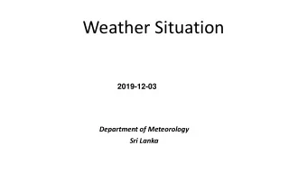 Weather Situation  2019-12-03  Department of Meteorology  Sri Lanka 24 hrs Rainfall forecast for