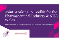 joint working a toolkit for the pharmaceutical industry
