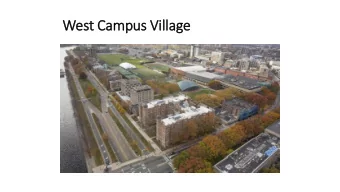 West Campus V  Village  Phase II  Ph  West Campus Village  Suzy Nelson  Steering Committee