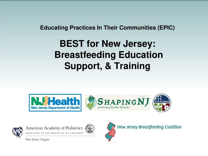 educating practices in their communities epic best for