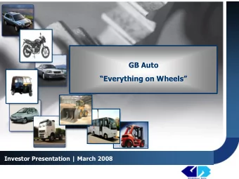 GB Auto  The Ghabbour Group of Companies  Everything on Wheels  GB Auto, S.A.E  Initial