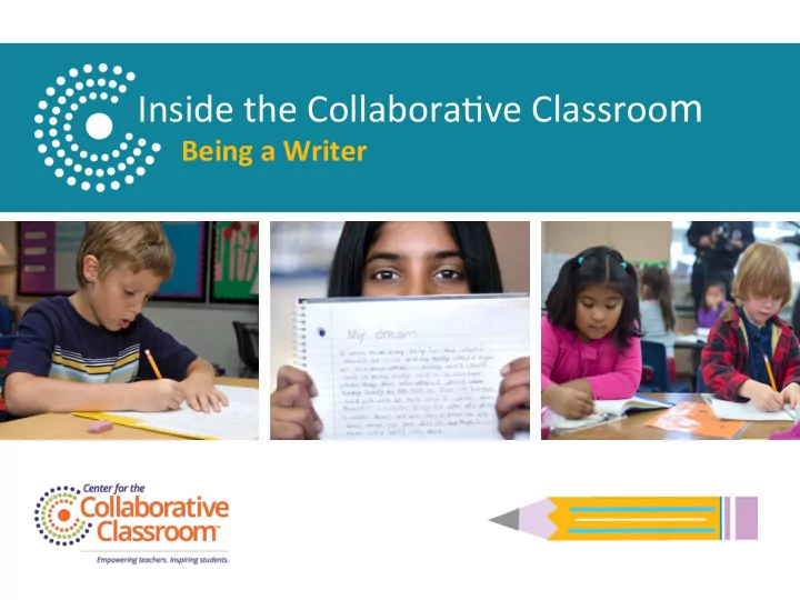 inside the collabora0ve classroo m