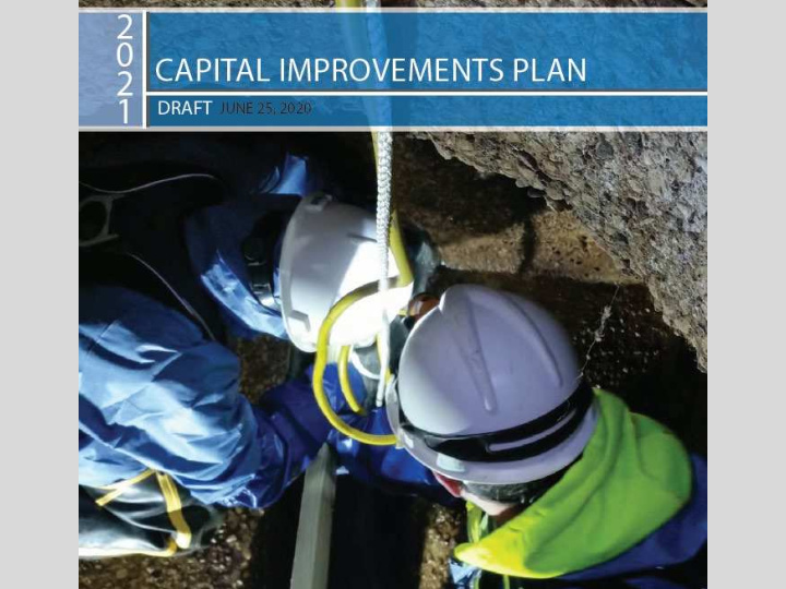 2021 capital improvements plan topics