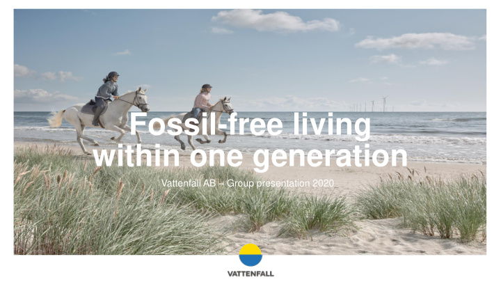 fossil free living