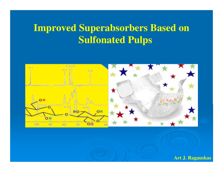 improved superabsorbers based on sulfonated pulps