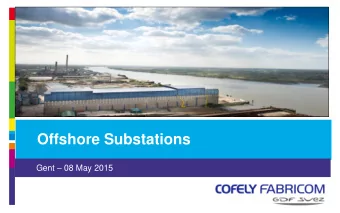 Offshore Substations Gent  08 May 2015  Europe : Realised Windfarms and Forecasts  MW  6000